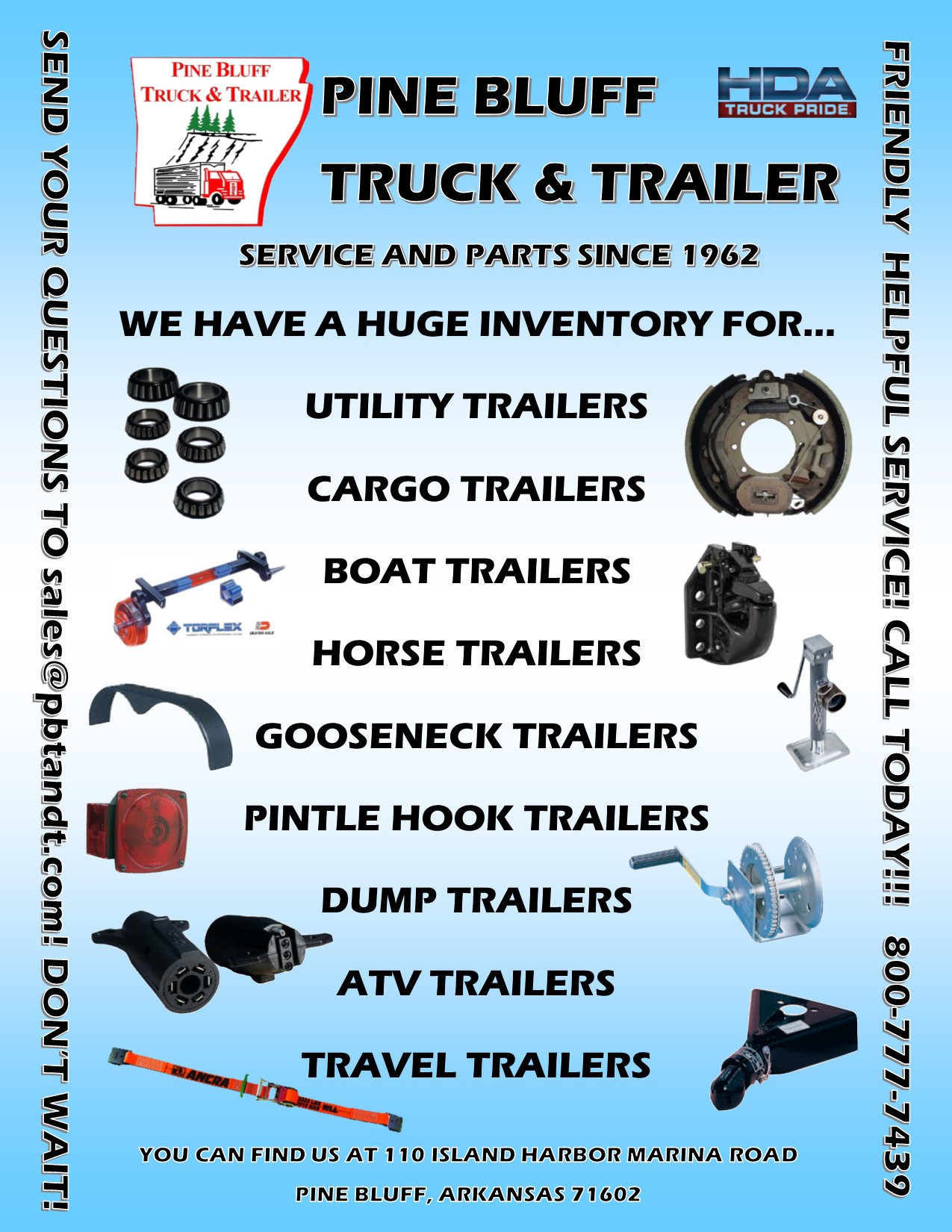 Truck and Trailer Service Parts